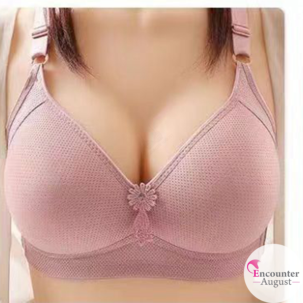Plus Size 36-48 Big Cup BC Bra Women 3/4 cup Wireless 40-42-44-46 C168 - Image 4