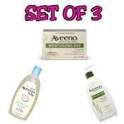 Aveeno Lotion + Aveeno Wash & Shampoo + Aveeno Moisturizing Bar