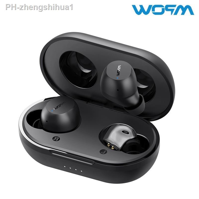 【earphone】 Mpow M12 Wireless Earbuds Bluetooth 5.0 Earphone with Charging Case Supporting USB-C and Wireless Charger Punchy Bass 25 Hours Playback Touch Control IPX8 Waterproof Twin Stereo/ Mono Modes Siri Activation gift gift