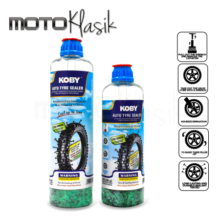 KOBY Tire Sealant - Anti Flat and Anti Rust Solution