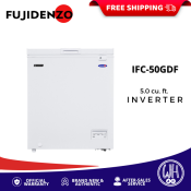 Fujidenzo 5.0 cu. ft. HD Inverter Chest Freezer IFC-50GDF