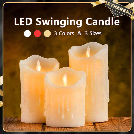 Flameless LED Swinging Candles - Perfect Party Decor Gift