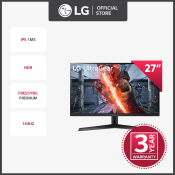 LG 27" UltraGear Gaming Monitor - FHD, 144Hz, G-Sync