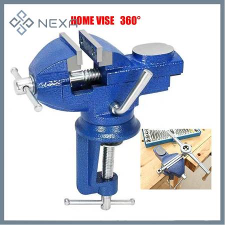 Nexa Heavy Duty Table Vise with 360° Swivel Base