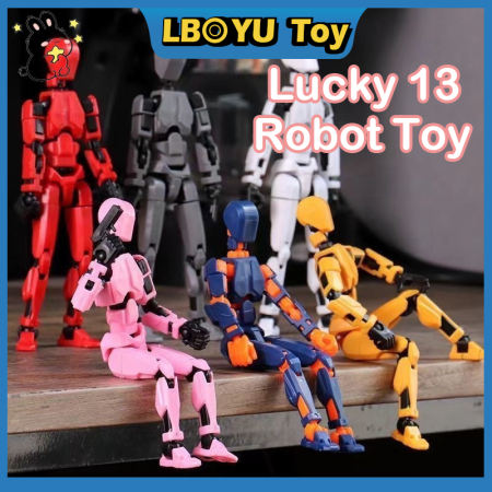 Lucky 13 Movable Robot Action Figure for Kids