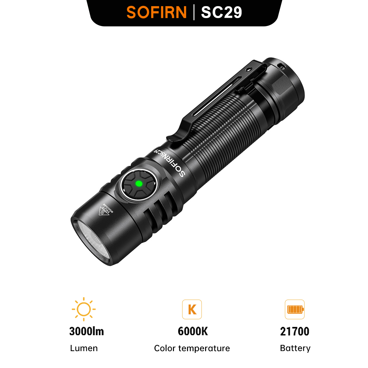 Đèn Pin Sofirn SC33 Cree XHP70.3 5200lm 21700 Kèm Đuôi Bắt Chất Lượng Cao | Shopee Việt Nam Đèn Pin Sofirn SC33 Cree XHP70.3 5200lm 21700 Kèm Đuôi Bắt Chất Lượng Cao | Shopee Việt Nam