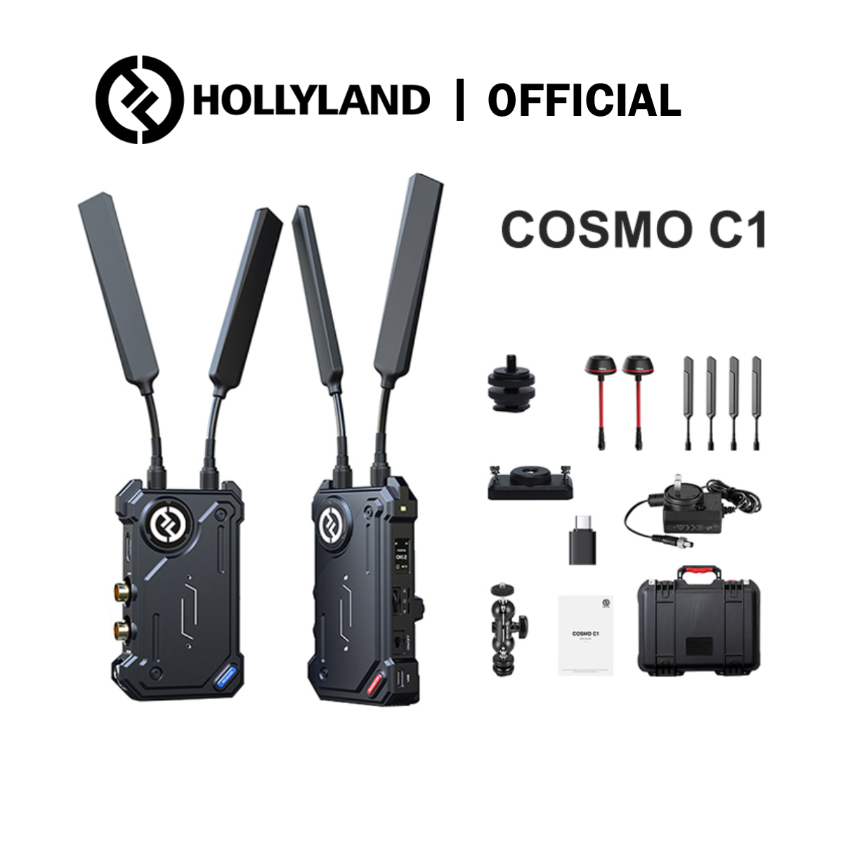 [Hollyland Official] Cosmo C1 Professional Grade Wireless Video Transmitter SDI HDMI Interface For Film Production Sporting Events Lives ราคา 21,150 บาท*ส่งฟรี