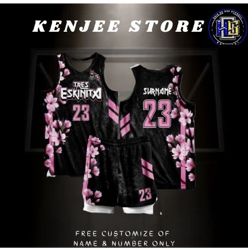 MARLINS 01 PINK BASKETBALL JERSEY FREE CUSTOMIZE NAME AND NUMBER