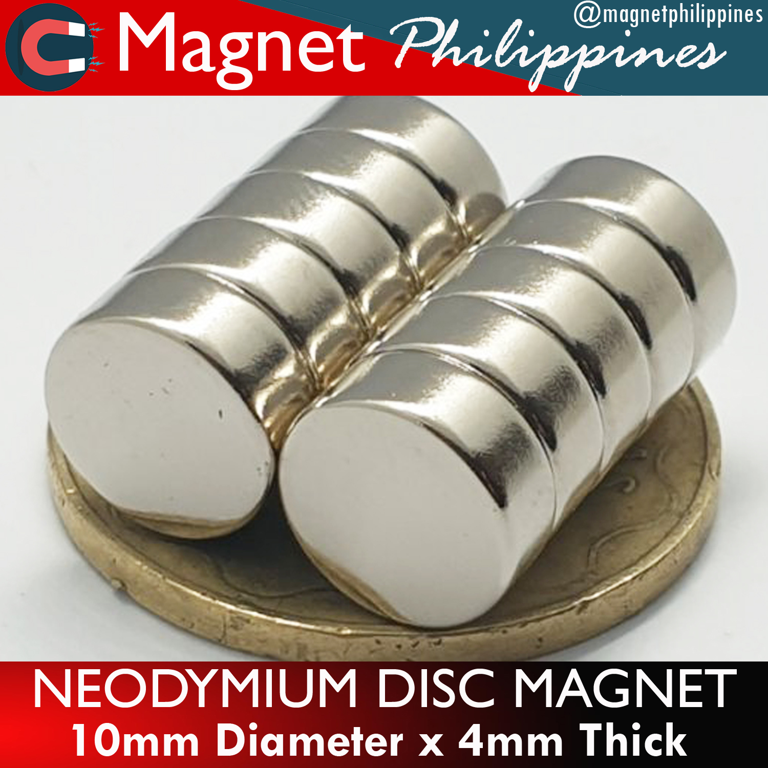 20 X VERY Strong Circular Disc Neodymium Magnets 10mm x 1mm Fridge