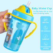 Grace Cartoon Water Cup for Baby Kids with Straw