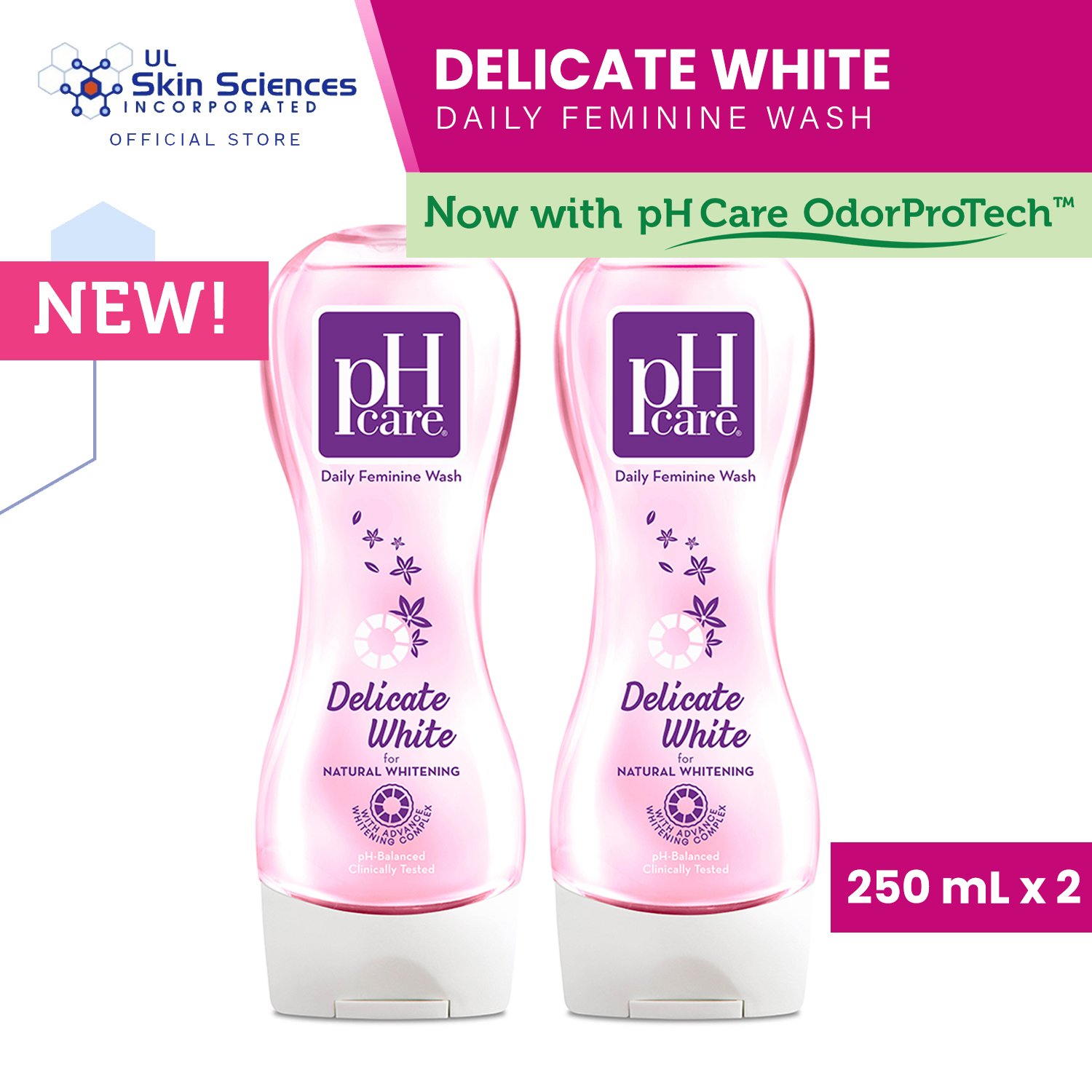 pH Care Daily Feminine Wash Delicate White 150mL