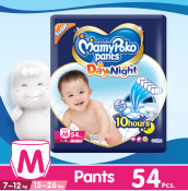 MamyPoko Day/Night Baby Diaper Pants Medium, 7-12 kg