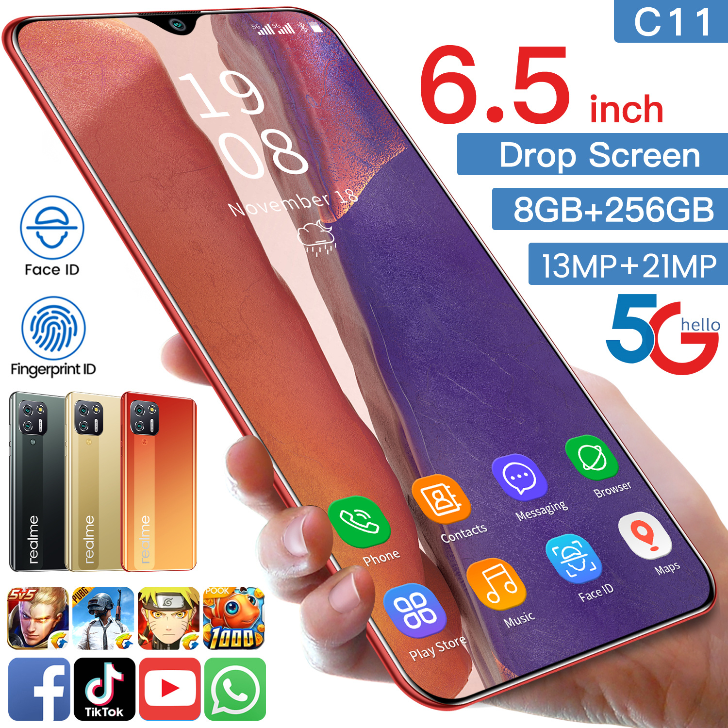 realme c11 8gb ram