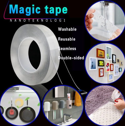 Nano Clear Adhesive Tape for Household and Industrial Use