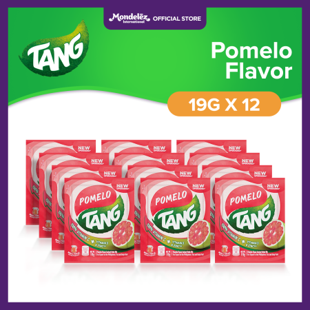 Tang Instant Drink Mix - Pomelo Flavor 19g with Vitamins and Minerals C, D, and Zinc