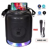 SK-ONE Portable Bluetooth Karaoke Speaker with Disco Light and Mic
