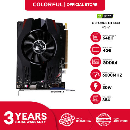 Colorful GeForce GT1030 4G-V Graphics Card