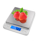 Portable Rechargeable Kitchen Scale, 3000g x 0.1g with Case