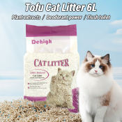 Tofu Cat Litter - Food Grade Plant-Based, 6L dehigh