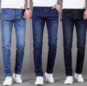 Elastic Skinny Jeans for Men by 