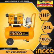 INGCO 1HP Heavy Duty Air Compressor with Free T Handle & Bits
