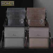 Homer Rondel Leather Sling Bag for Men