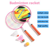 Kids' Badminton and Tennis Set with Bag and Balls