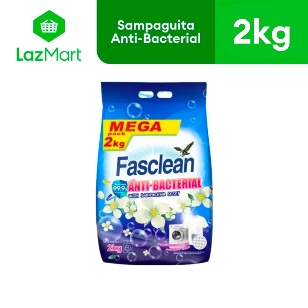 FasClean Laundry Powder Detergent Mega Pack 2KG