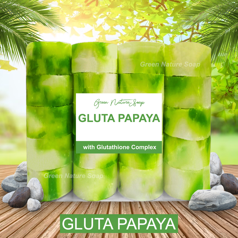 ORIGINAL Green Nature Gluta Papaya Soap Whitening Round Soap | Lazada PH ORIGINAL Green Nature Gluta Papaya Soap Whitening Round Soap | Lazada PH