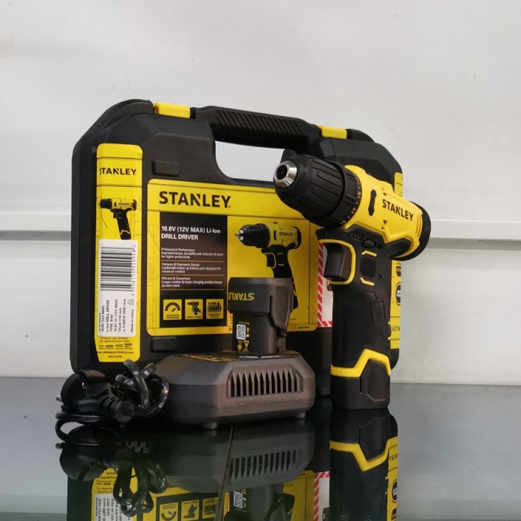 Stanley V Drill Stanley SCD10D2K 12V Cordless Drill Driver 10mm (Kit)