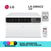 LG LA100GC2 1.0HP Dual Inverter Window Type Aircon