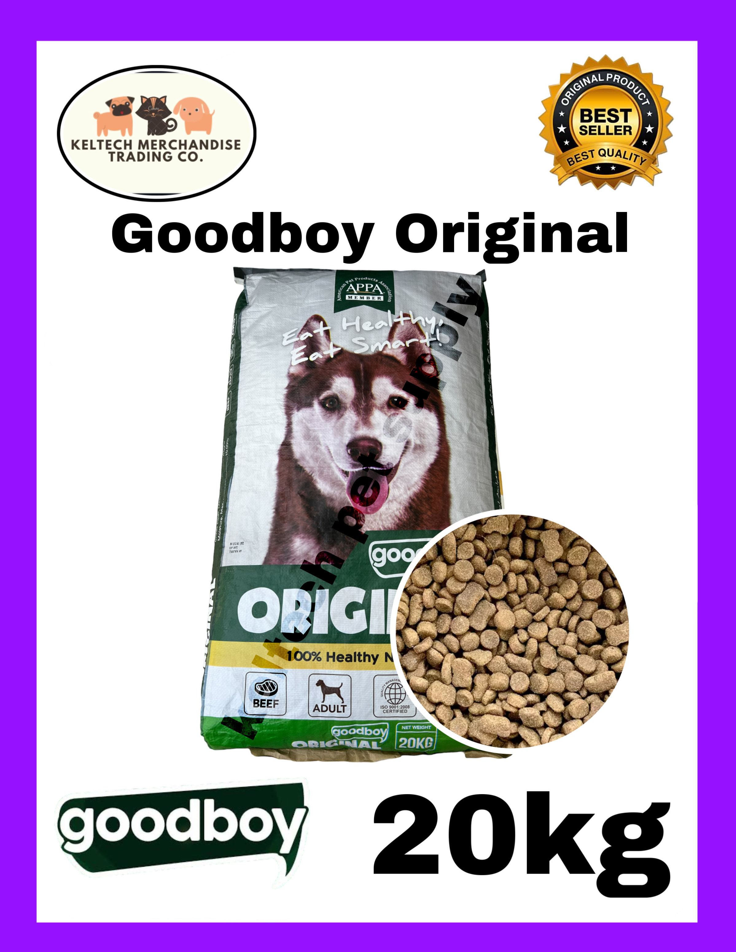 Good boy original 2025 dog food price