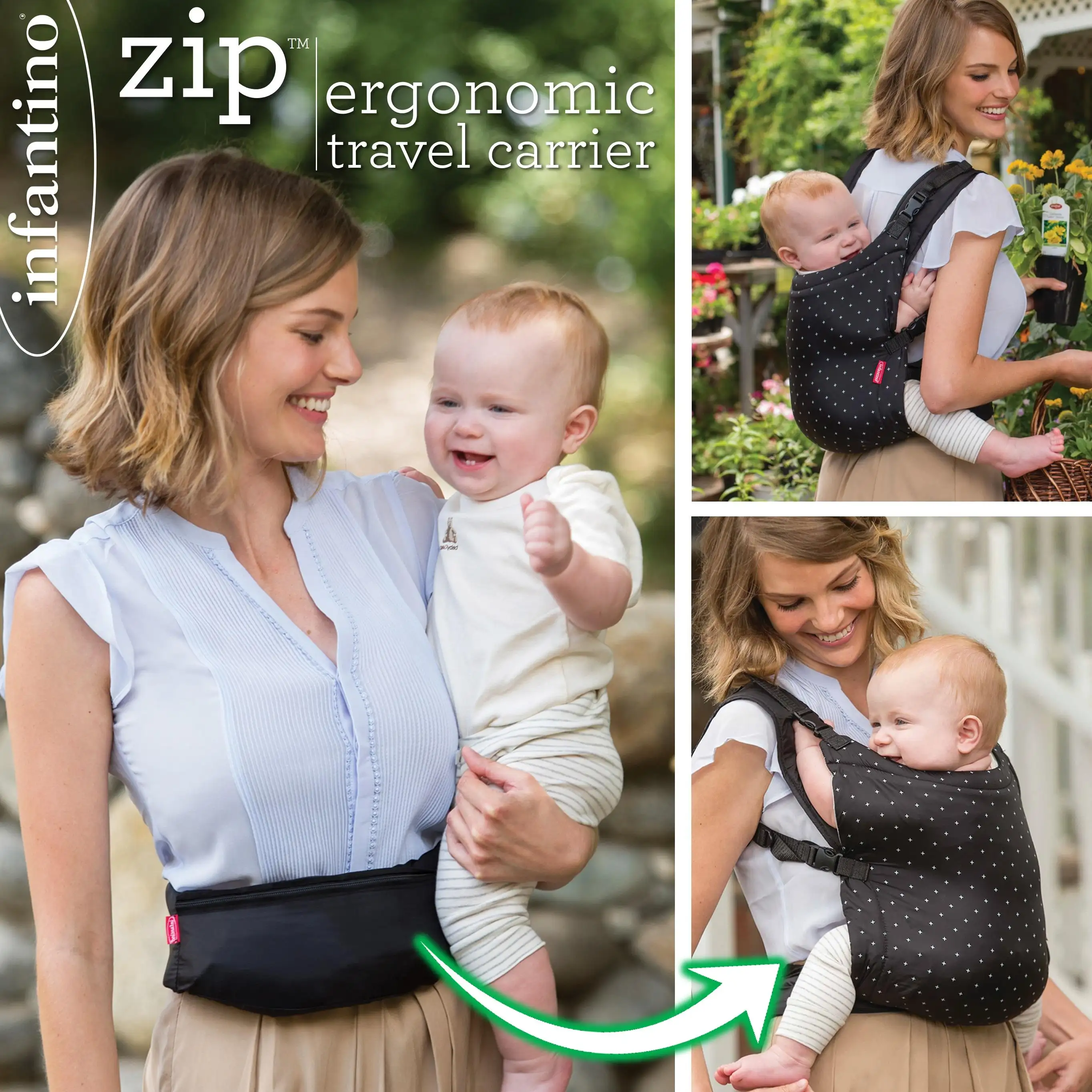 infantino zip baby carrier