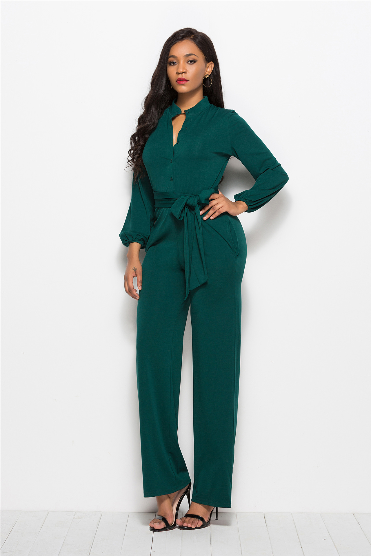 Wide Leg Pants Jumpsuit Overalls 