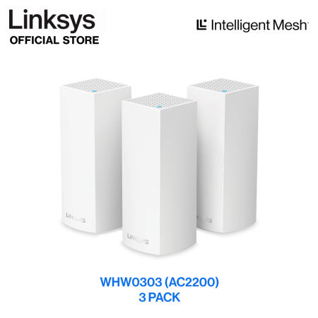 Linksys Velop AC2200 Tri-Band Mesh WIFI System