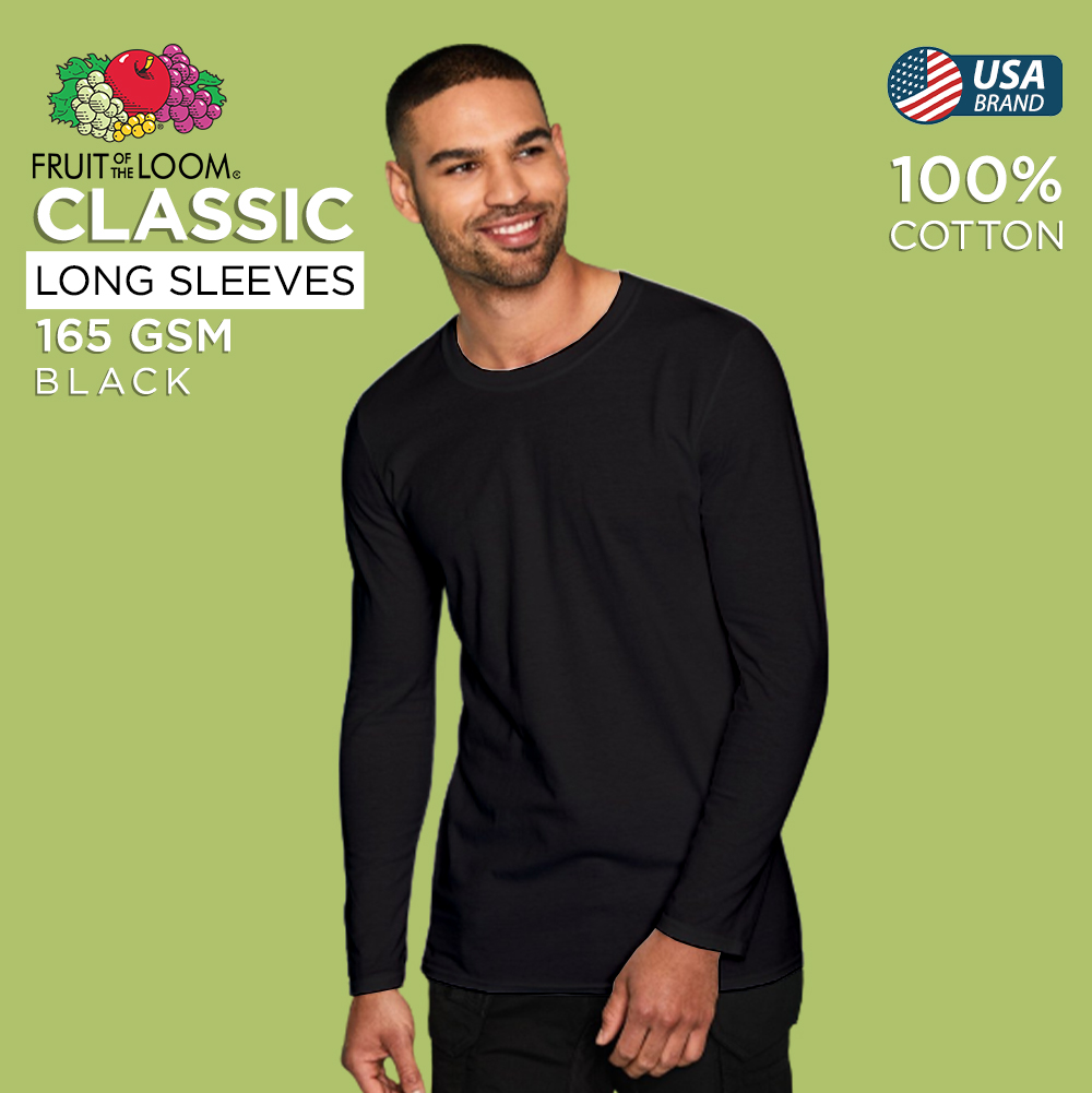 long sleeve 100 cotton