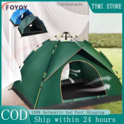 Automatic Pop Up Waterproof Camping Tent for Family Travel