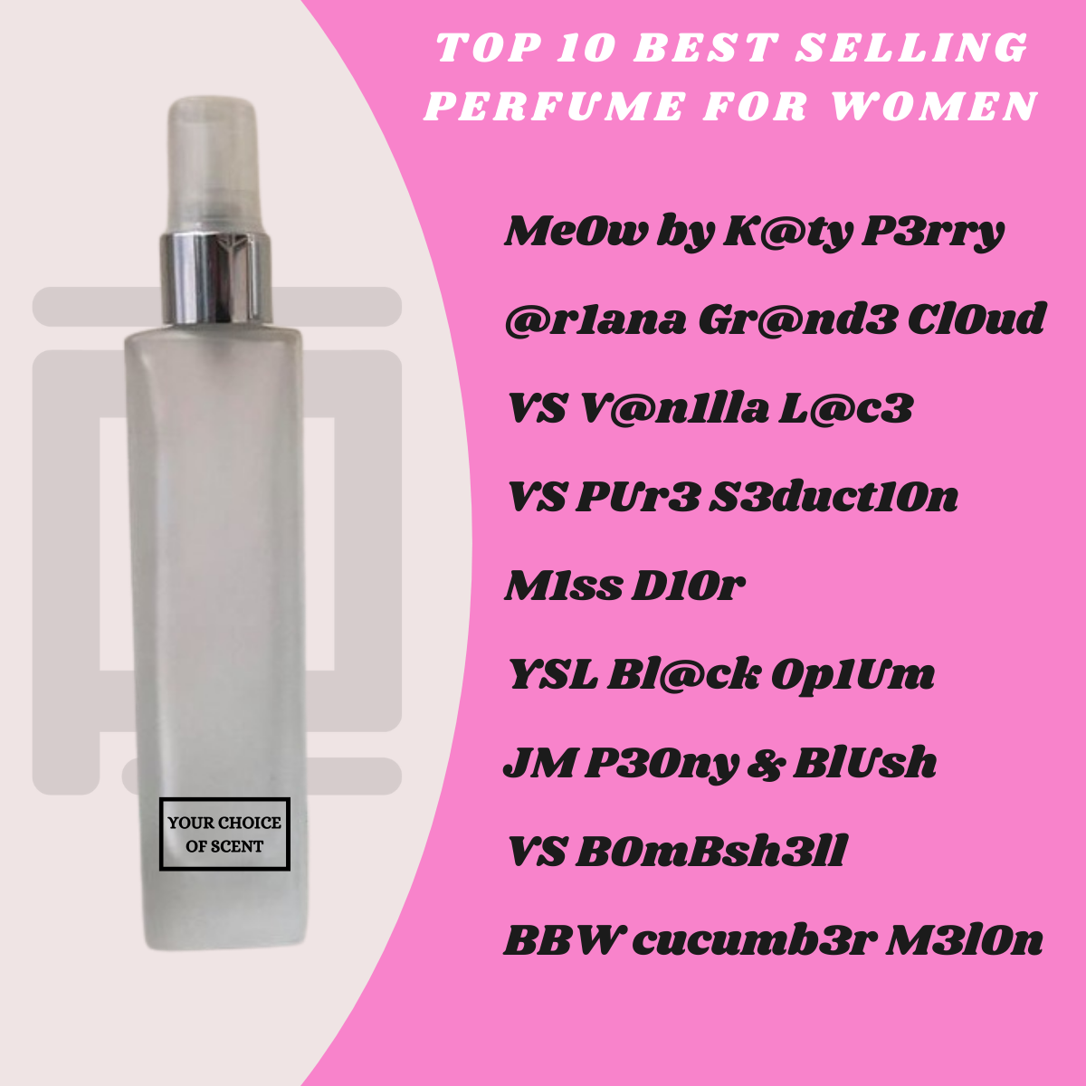 Inspired Perfume TOP 10 Best Seller for Women