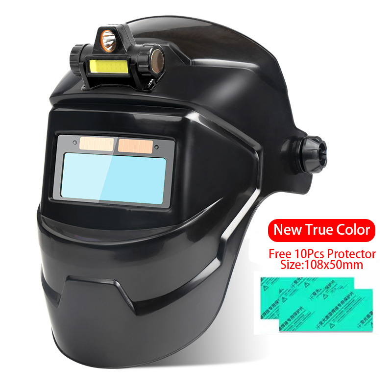 Auto Darkening Welding Mask Helmet Solar Powered for Welding and TIG