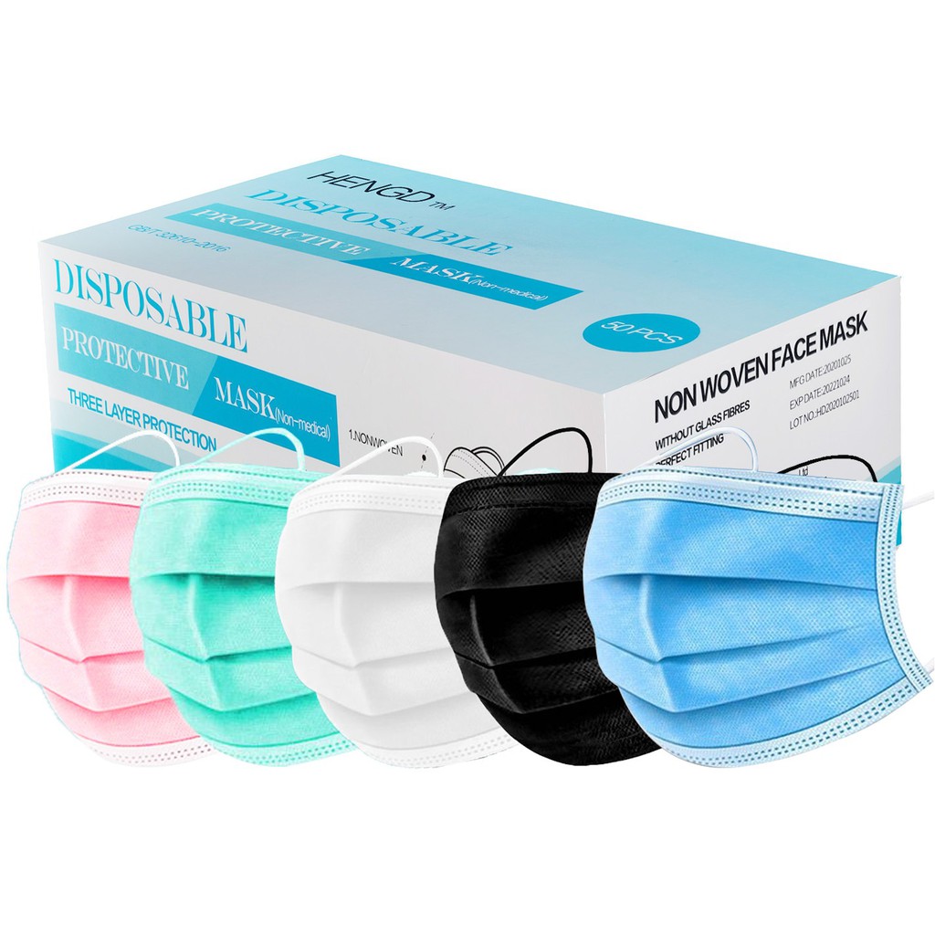 Indskrive Misforstå retfærdig HOT SALE] Face Masks N88 Surgical 3ply Excellent Quality 50Pc Black Pink  White Colored Disposable Facemask BOX | Lazada PH