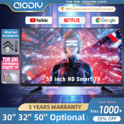 AIODIY Smart TV: Ultra-Thin Full HD WiFi Monitor (50"/32"/30