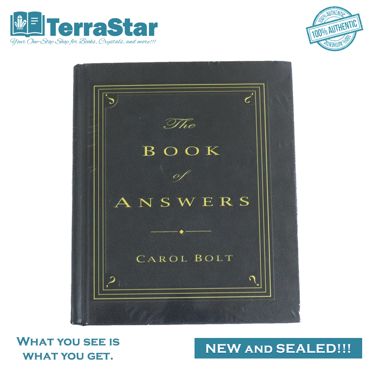 The Book of Answers (Black Hardcover Edition) by Carol Bolt