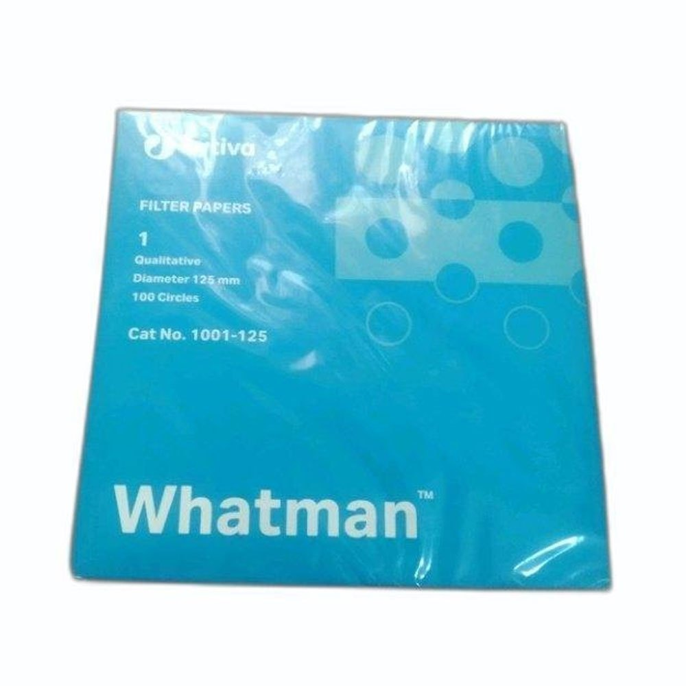 Whatman 1001-125 Grade 1 Papier Filtre Qualitatif Standard 125 Mm - Lot De 100