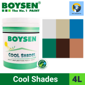 Boysen Cool Shades Roof Paint - Reflective, 7 Colors (4L)