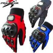 Pro Biker Full Finger Gloves Motorcycle Gloves
