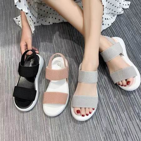 New Simple footwear Strap Wedge Fashion Sandals for women