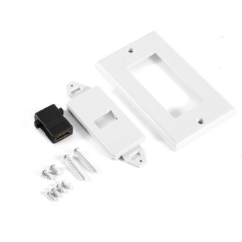 1 Port Gold Plated HDMI With Ethernet Wall Plate Face Cover ForHome Theater DVD(White) - Intl June 2018 - 2 1 Port Gold Plated HDMI with Ethernet Wall Plate Face Cover forHome Theater DVD(White) - intl - 2