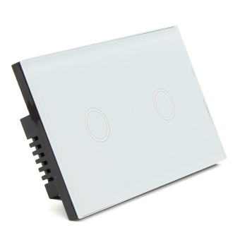 1 Way 2 Gang Crystal Glass Remote Panel Touch LED Light Switches Controller - Intl June 2018 - 2 1 Way 2 Gang Crystal Glass Remote Panel Touch LED Light Switches Controller - intl - 2