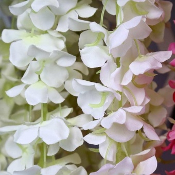 10 Pcs Rattan Strip Wisteria Artificial Flower Vine For Wedding Party - Intl June 2018 - 3 10 Pcs Rattan Strip Wisteria Artificial Flower Vine For Wedding Party - intl - 3