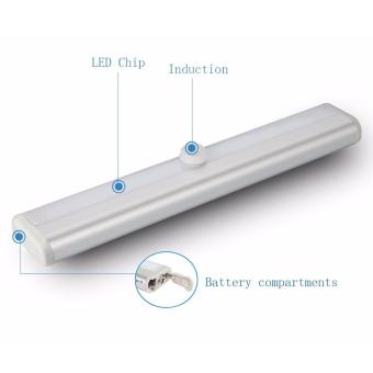 10 Super Bright LED PIR Sensor Portable Wireless Wall ClosetCabinet Night Light/Stairs Light/Drawer/the Wardrobe Light WithMagnetic Strip Stick-on Anywhere Operated - Intl June 2018 - 4 10 Super Bright LED PIR Sensor Portable Wireless Wall ClosetCabinet Night Light/Stairs Light/Drawer/the wardrobe Light withMagnetic Strip Stick-on Anywhere Operated - intl - 4